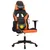 Produktbild 5 för Gamingstol med massage svart och orange konstläder
