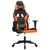 Produktbild 6 för Gamingstol med massage svart och orange konstläder