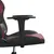 Produktbild 12 för Gamingstol med massage svart och vinröd konstläder