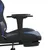 Produktbild 11 för Gamingstol med massage och fotstöd svart och blå konstläder
