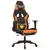 Produktbild 8 för Gamingstol med massage och fotstöd svart och orange konstläder