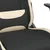 Produktbild 8 för Gamingstol med massage svart och gräddvit tyg