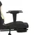 Produktbild 9 för Gamingstol med fotstöd och massage svart och gräddvit tyg