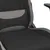 Produktbild 7 för Gamingstol med fotstöd och massage svart och ljusgrå tyg