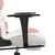 Produktbild 10 för Gamingstol med massage och fotstöd vit och rosa konstläder