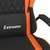 Produktbild 11 för Gamingstol med massage svart och orange konstläder
