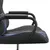 Produktbild 9 för Gamingstol med massage blå och svart konstläder