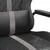 Produktbild 8 för Gamingstol med massage grå och svart konstläder