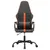 Produktbild 3 för Gamingstol med massage orange och svart konstläder