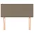 Produktbild 3 för Sänggavel taupe 80x5x78/88 cm tyg