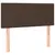 Produktbild 2 för Sänggavel brun 80x5x78/88 cm konstläder