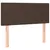 Produktbild 2 för Sänggavel brun 100x5x78/88 cm konstläder