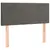Produktbild 2 för Sänggavel mörkgrå 100x5x78/88 cm sammet