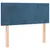Produktbild 2 för Sänggavel blå 100 x 5 x 78/88 cm sammet