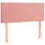 Produktbild 2 för Sänggavel rosa 100 x 5 x 78/88 cm sammet