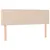 Produktbild 2 för Huvudgavlar 2 st cappuccino 72x5x78/88 cm konstläder