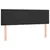 Produktbild 2 för Huvudgavlar 2 st svart 72x5x78/88 cm sammet