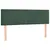 Produktbild 2 för Huvudgavlar 2 st mörkgrön 72x5x78/88 cm sammet