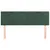 Produktbild 3 för Huvudgavlar 2 st mörkgrön 72x5x78/88 cm sammet