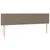 Produktbild 2 för Huvudgavlar 2 st taupe 80x5x78/88 cm tyg