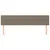 Produktbild 3 för Huvudgavlar 2 st taupe 90x5x78/88 cm tyg