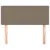 Produktbild 3 för Sänggavel taupe 80x5x78/88 cm tyg