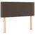 Produktbild 2 för Sänggavel brun 80x5x78/88 cm konstläder