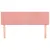 Produktbild 3 för Huvudgavlar 2 st rosa 72x5x78/88 cm sammet