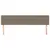 Produktbild 3 för Huvudgavlar 2 st taupe 90x5x78/88 cm tyg