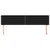 Produktbild 3 för Huvudgavlar 2 st svart 100 x 5 x 78/88 cm tyg