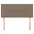 Produktbild 3 för Sänggavel taupe 100 x 5 x 78/88 cm tyg