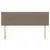 Produktbild 3 för Huvudgavlar 2 st taupe 72x5x78/88 cm tyg