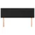 Produktbild 3 för Huvudgavlar 2 st svart 72x5x78/88 cm sammet