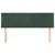 Produktbild 3 för Huvudgavlar 2 st mörkgrön 72x5x78/88 cm sammet