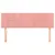 Produktbild 3 för Huvudgavlar 2 st rosa 72x5x78/88 cm sammet