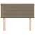 Produktbild 3 för Sänggavel taupe 80x5x78/88 cm tyg