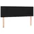 Produktbild 2 för Huvudgavlar 2 st svart 72x5x78/88 cm tyg