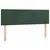 Produktbild 2 för Huvudgavlar 2 st mörkgrön 72x5x78/88 cm sammet