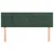 Produktbild 3 för Huvudgavlar 2 st mörkgrön 72x5x78/88 cm sammet