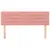 Produktbild 3 för Huvudgavlar 2 st rosa 72x5x78/88 cm sammet