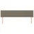 Produktbild 3 för Huvudgavlar 2 st taupe 80x5x78/88 cm tyg