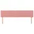 Produktbild 3 för Huvudgavlar 2 st rosa 80x5x78/88 cm sammet
