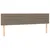 Produktbild 2 för Huvudgavlar 2 st taupe 100 x 5 x 78/88 cm tyg
