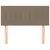 Produktbild 3 för Sänggavel taupe 80x5x78/88 cm tyg