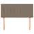 Produktbild 3 för Sänggavel taupe 100 x 5 x 78/88 cm tyg