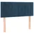 Produktbild 2 för Sänggavel blå 100 x 5 x 78/88 cm sammet