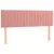 Produktbild 2 för Huvudgavlar 2 st rosa 72x5x78/88 cm sammet