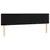 Produktbild 2 för Huvudgavlar 2 st svart 80x5x78/88 cm sammet