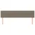 Produktbild 3 för Huvudgavlar 2 st taupe 90x5x78/88 cm tyg