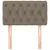 Produktbild 3 för Sänggavel taupe 80x7x78/88 cm tyg